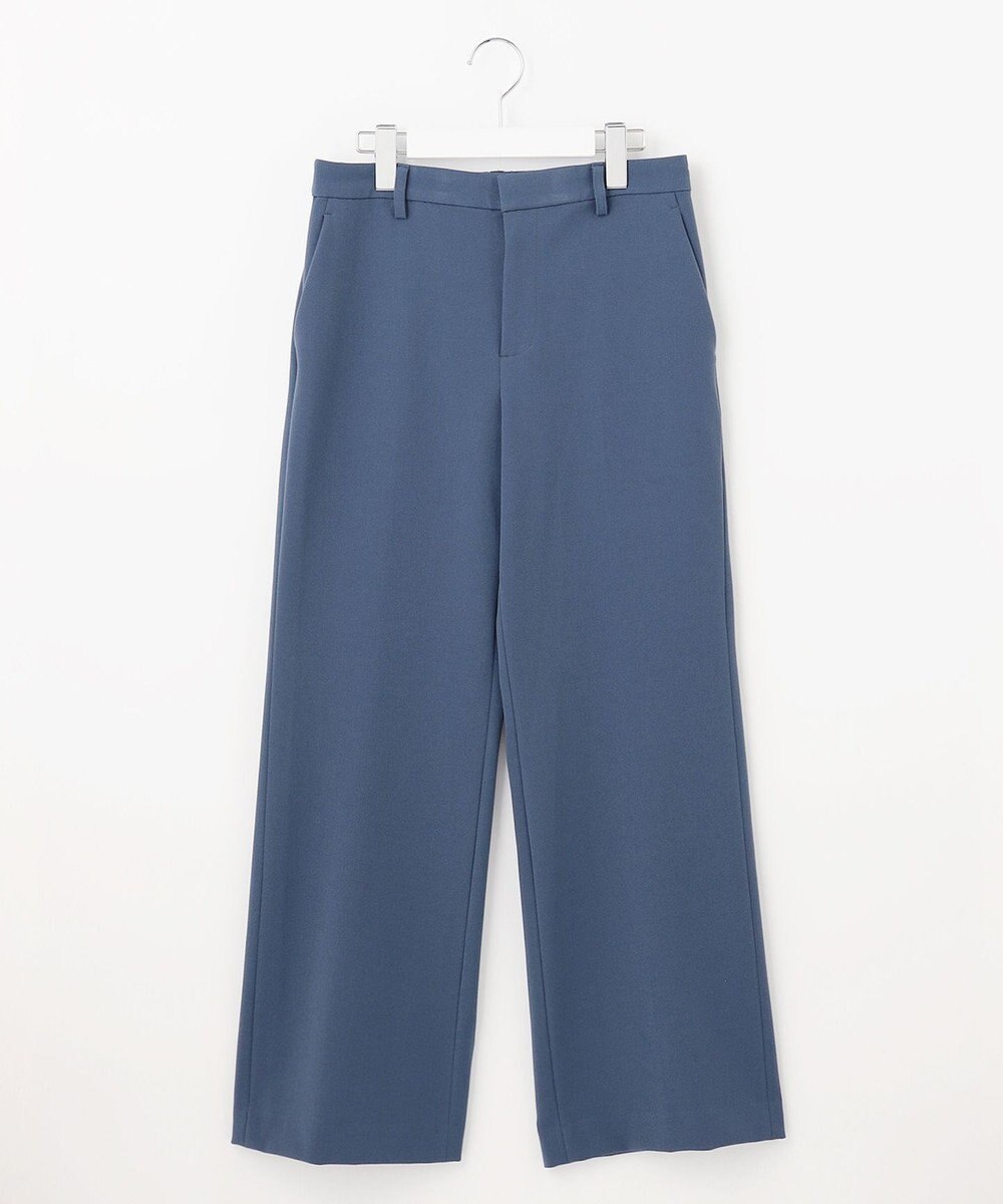 自由区 【裏起毛/撥水加工】TRギャバ ストレートパンツ 