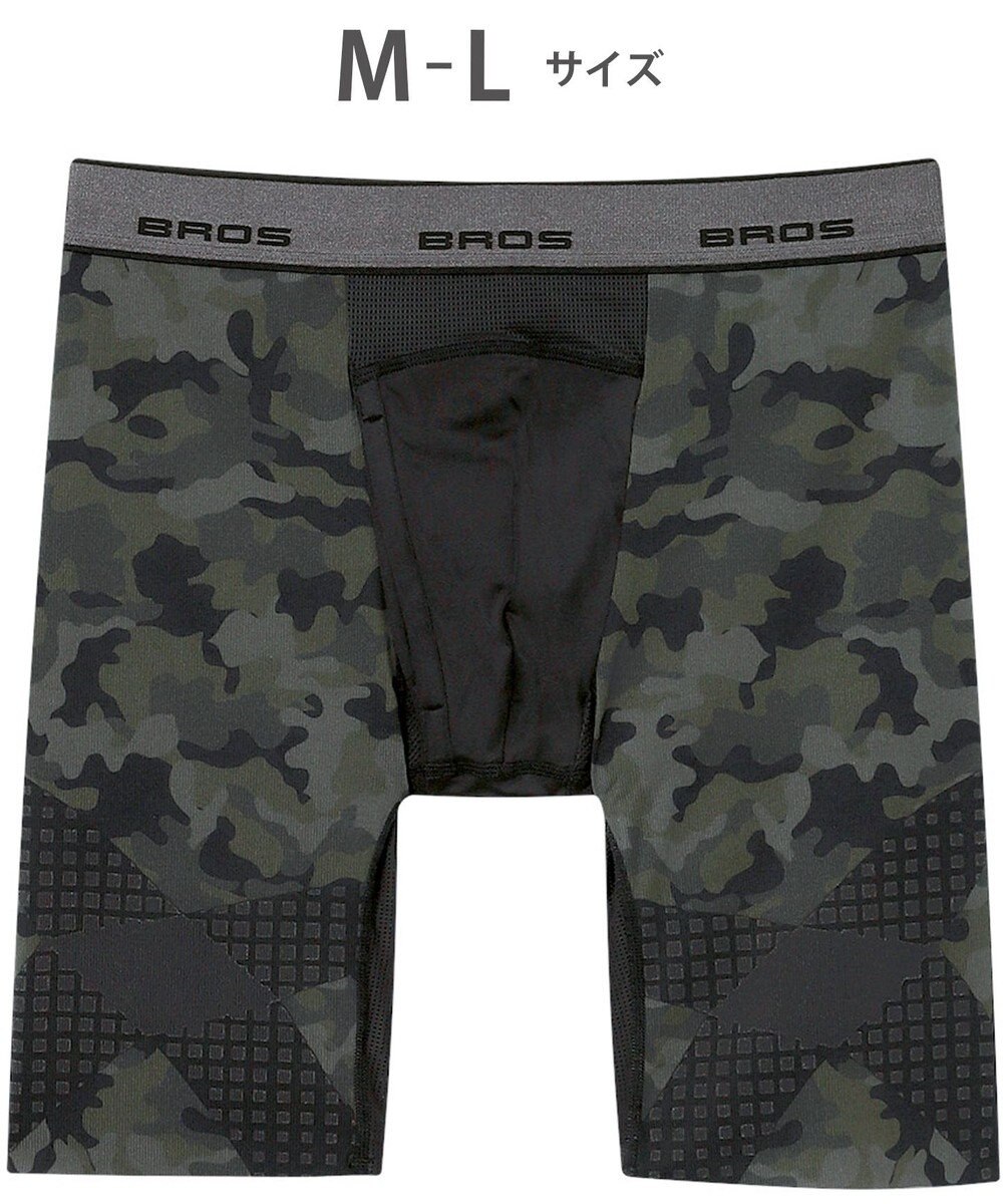 WACOAL MEN 【クロスウォーカー】 はいて歩いてカロリー消費アップをめざそう！ ムレ軽減設計 ロング丈 前開き GX6006 /ブロス バイ ワコールメン 