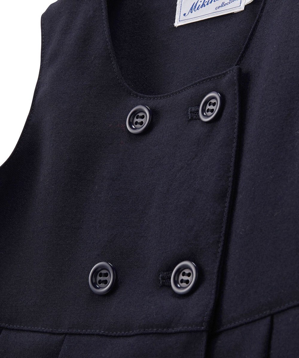 MIKI HOUSE HOT BISCUITS 【95-140cm】ウール素材のジャンパースカート 