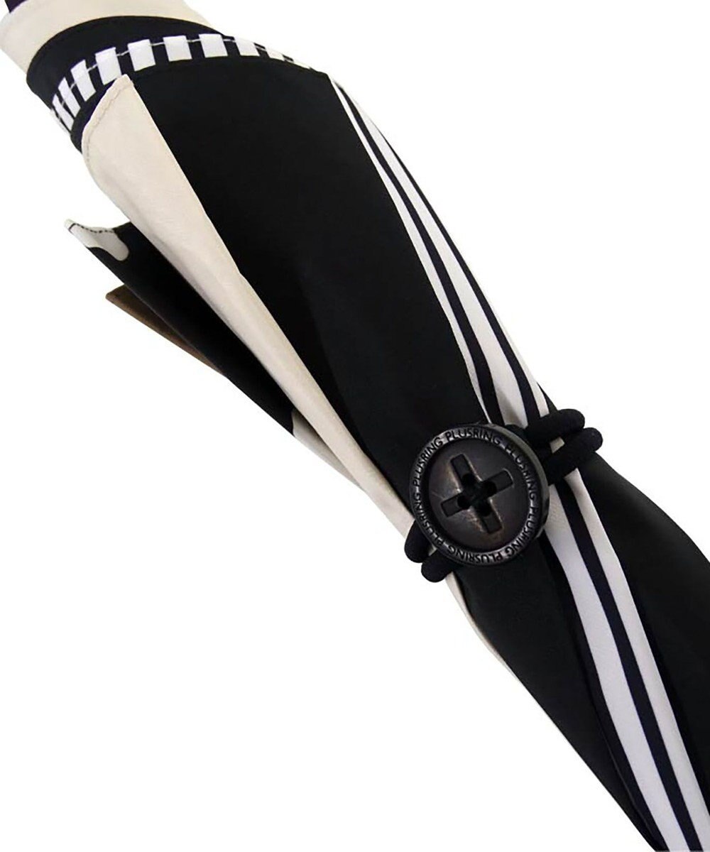+RING レディース向け プラスリング 雨傘（長）60cm BLK T1146 