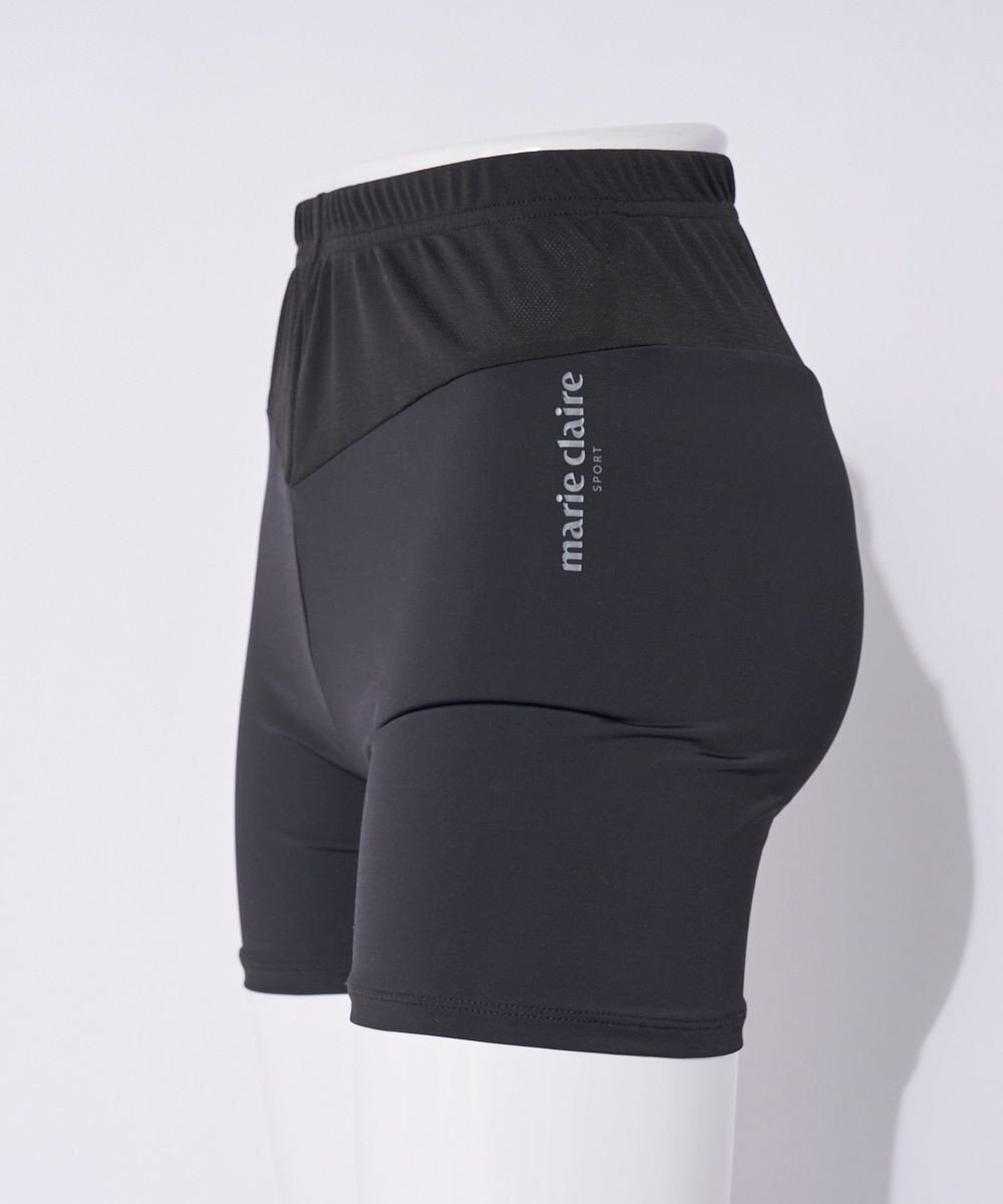 FILA GOLF／marie claire 【Marie claire sports】接触冷感ショート丈レギンス 