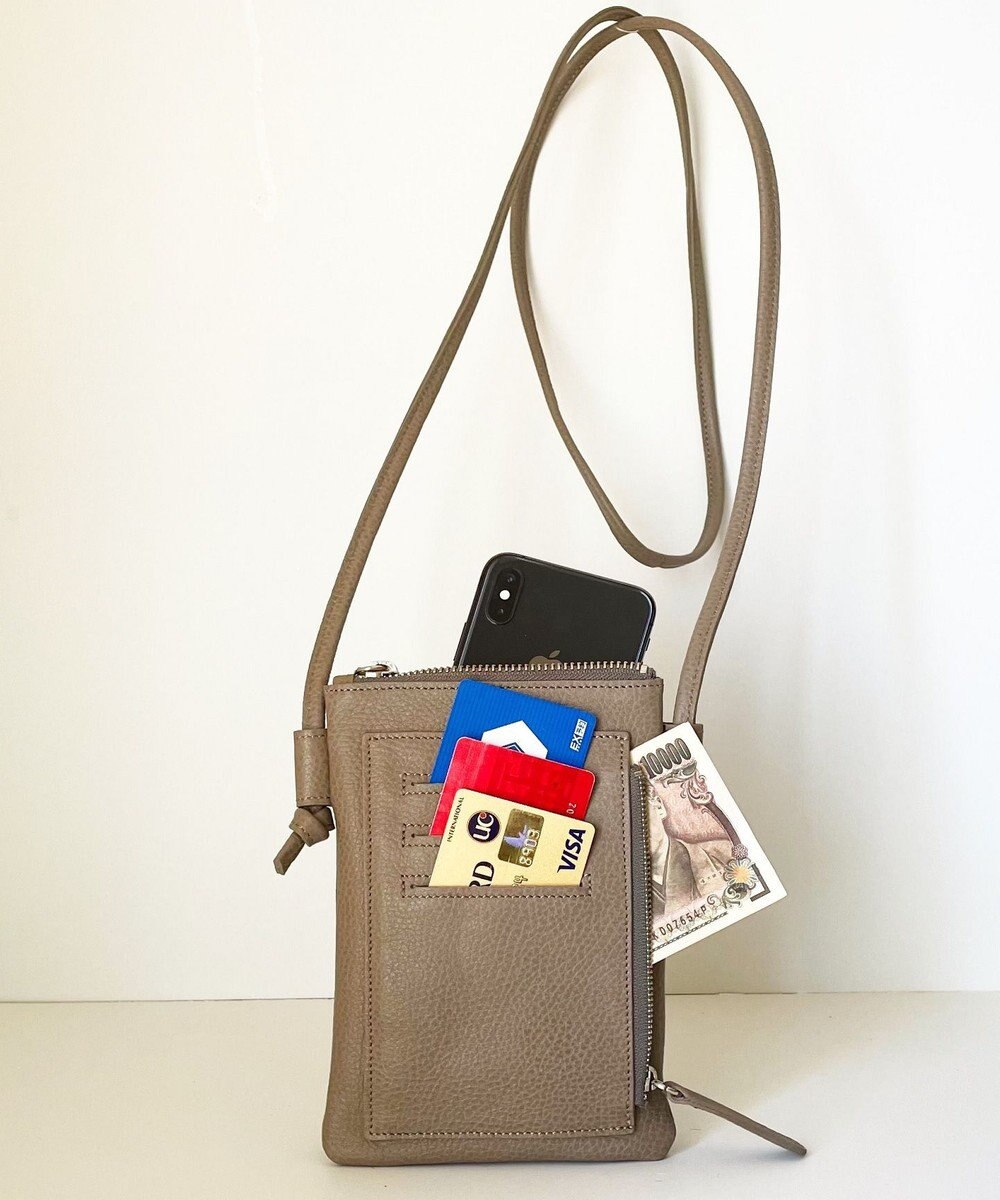 Hekhèr Le Style de Vie 新色追加【日本製】シュリンクレザー スマートフォンポシェット 