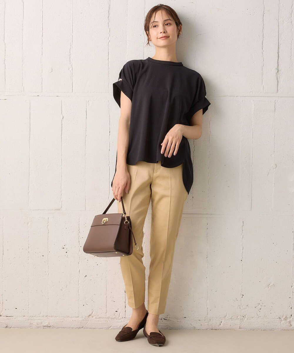 組曲 L 【WEB限定】ストレッチテーパード パンツ 