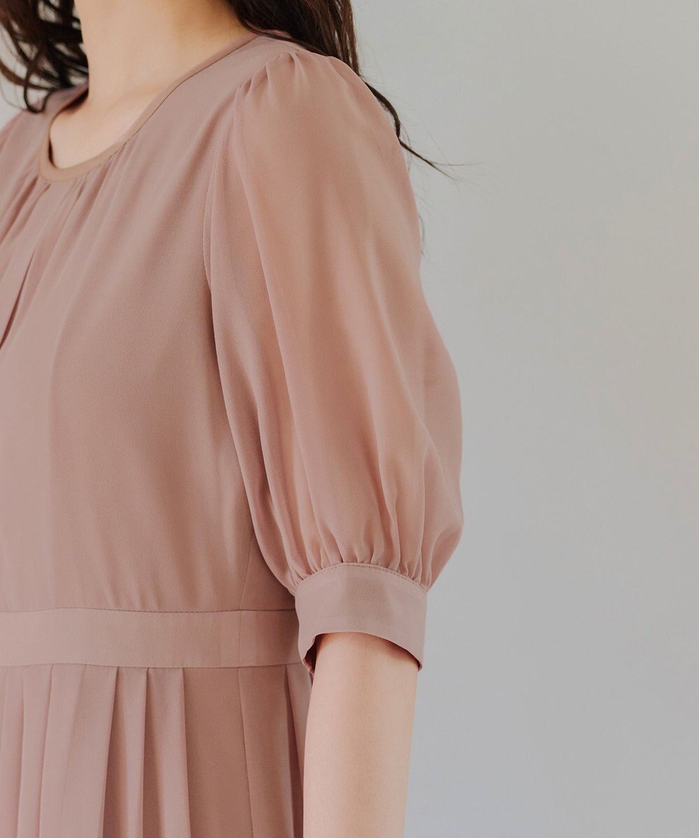 Tiaclasse 【洗える】シフォンワンピース 