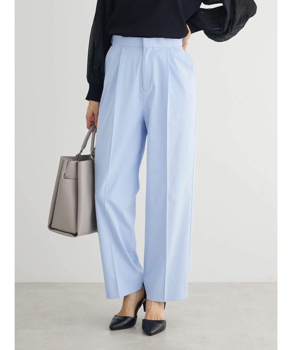 Green Parks きれいシルエットパンツ（ワイドストレート） 