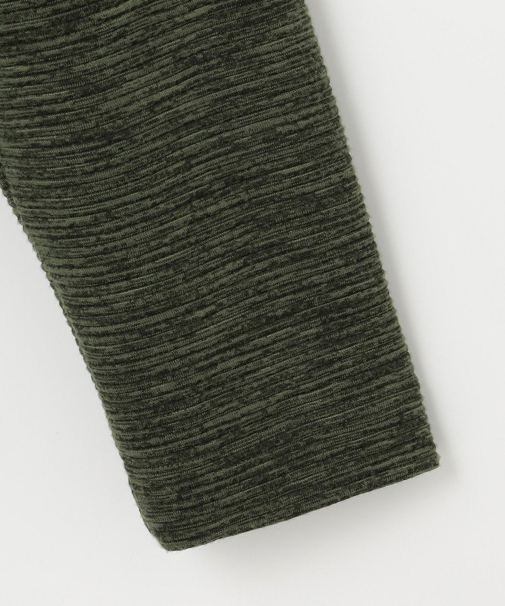 JOSEPH ABBOUD MOUNTAIN 【UNISEX】ランダムスラブリップハーフジップ 