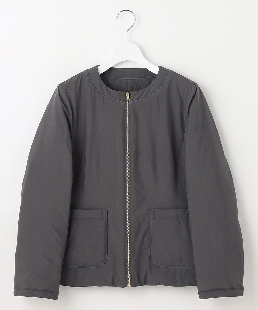 自由区 【カタログ掲載】ライトダウンリバーシブルノーカラー ジャケット 