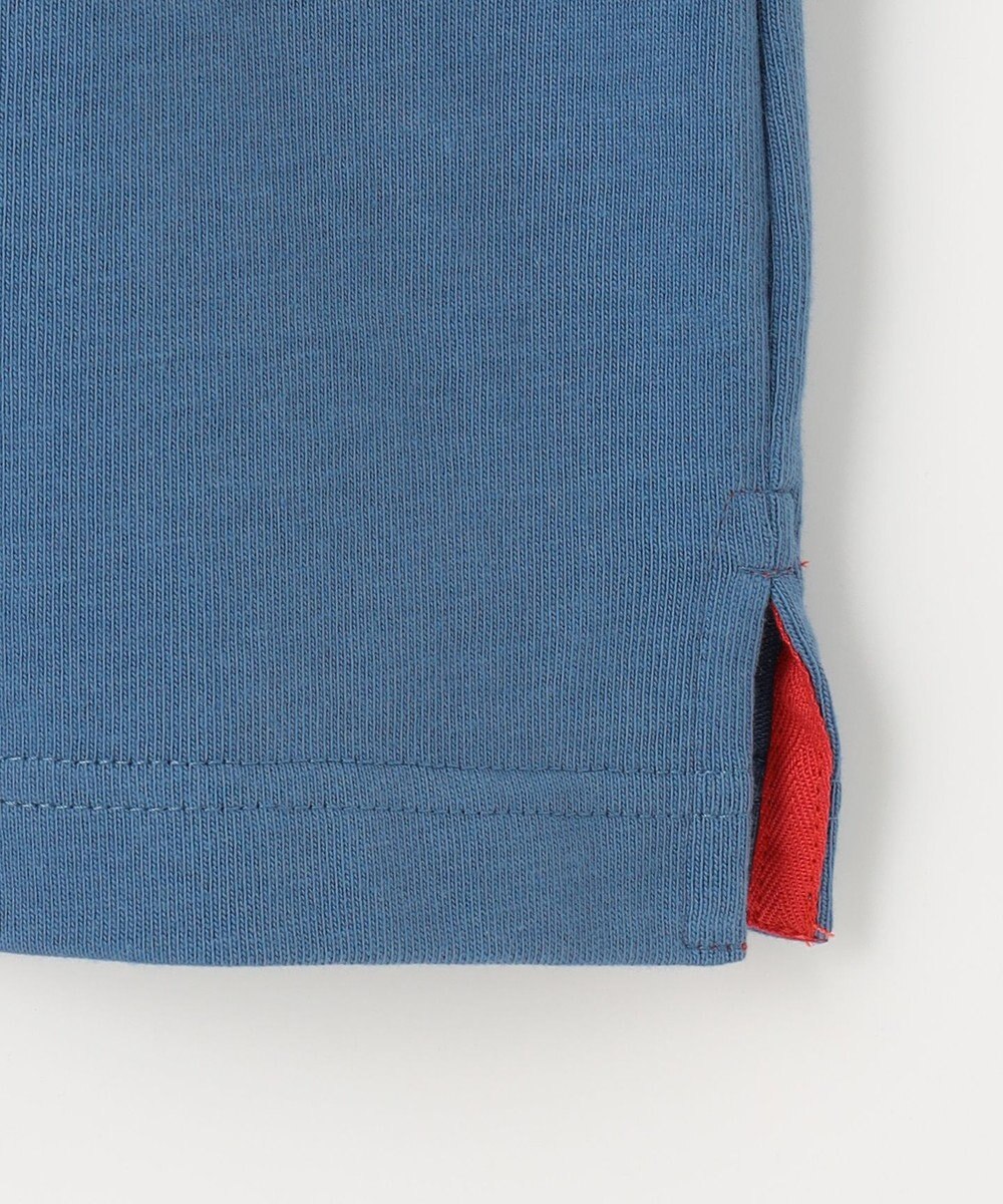 J.PRESS KIDS 【140-170cm】襟ストライプ ブロッキングポロシャツ 