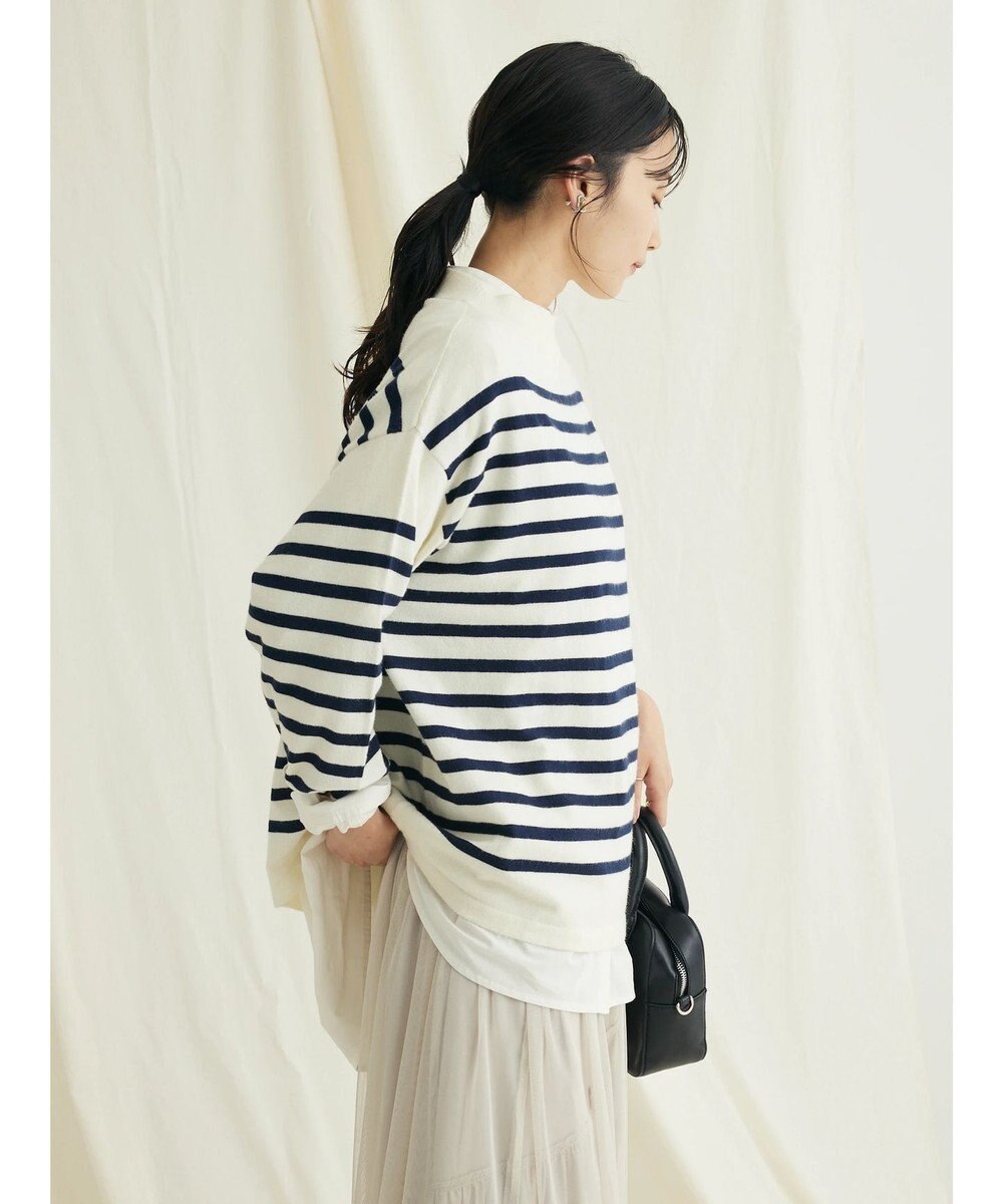 CRAFT STANDARD BOUTIQUE とてもちボーダーニットプルオーバー 