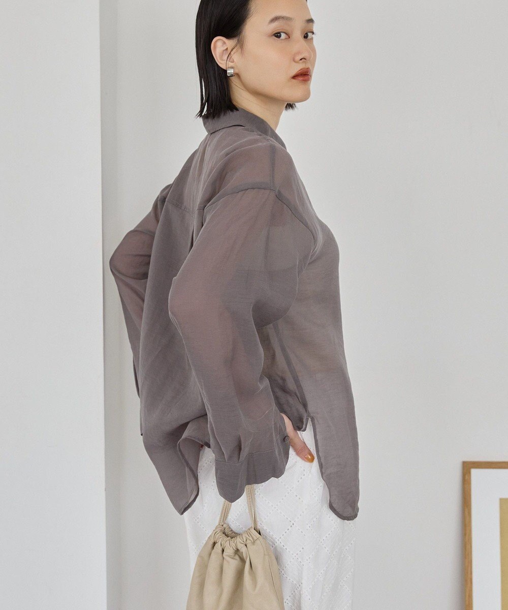 AMERICAN HOLIC ラスターシアーシャツ 