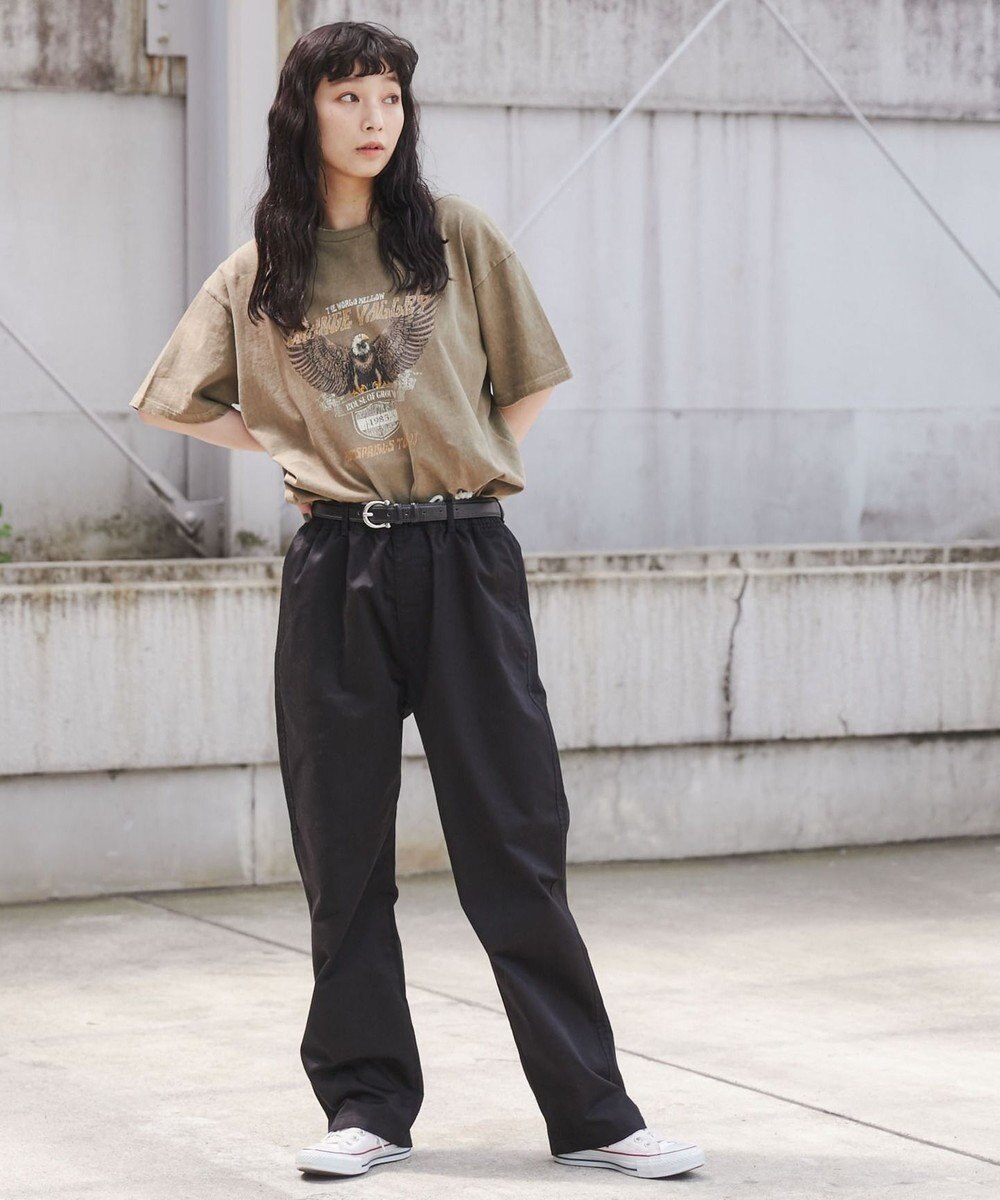 WEGO 【ウエストゴム/手洗い可】チノイージーパンツ 