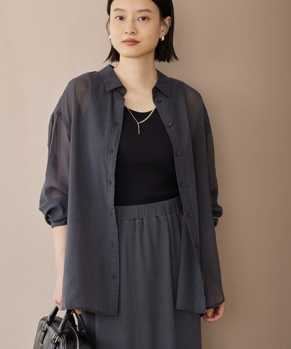 AMERICAN HOLIC ラスターシアーシャツ 