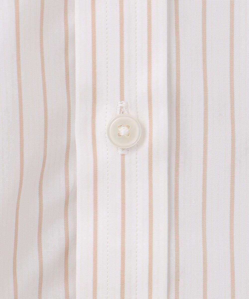 GOTAIRIKU 【形態安定】PREMIUMPLEATS_レギュラーカラー 通年ドレスシャツ（ボーダー） 