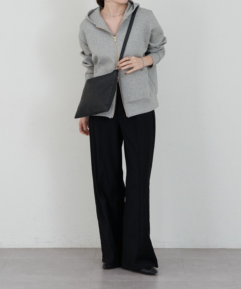 russet エンボスモノグラム ソフトレザーショルダーバッグ(CE-1547) 