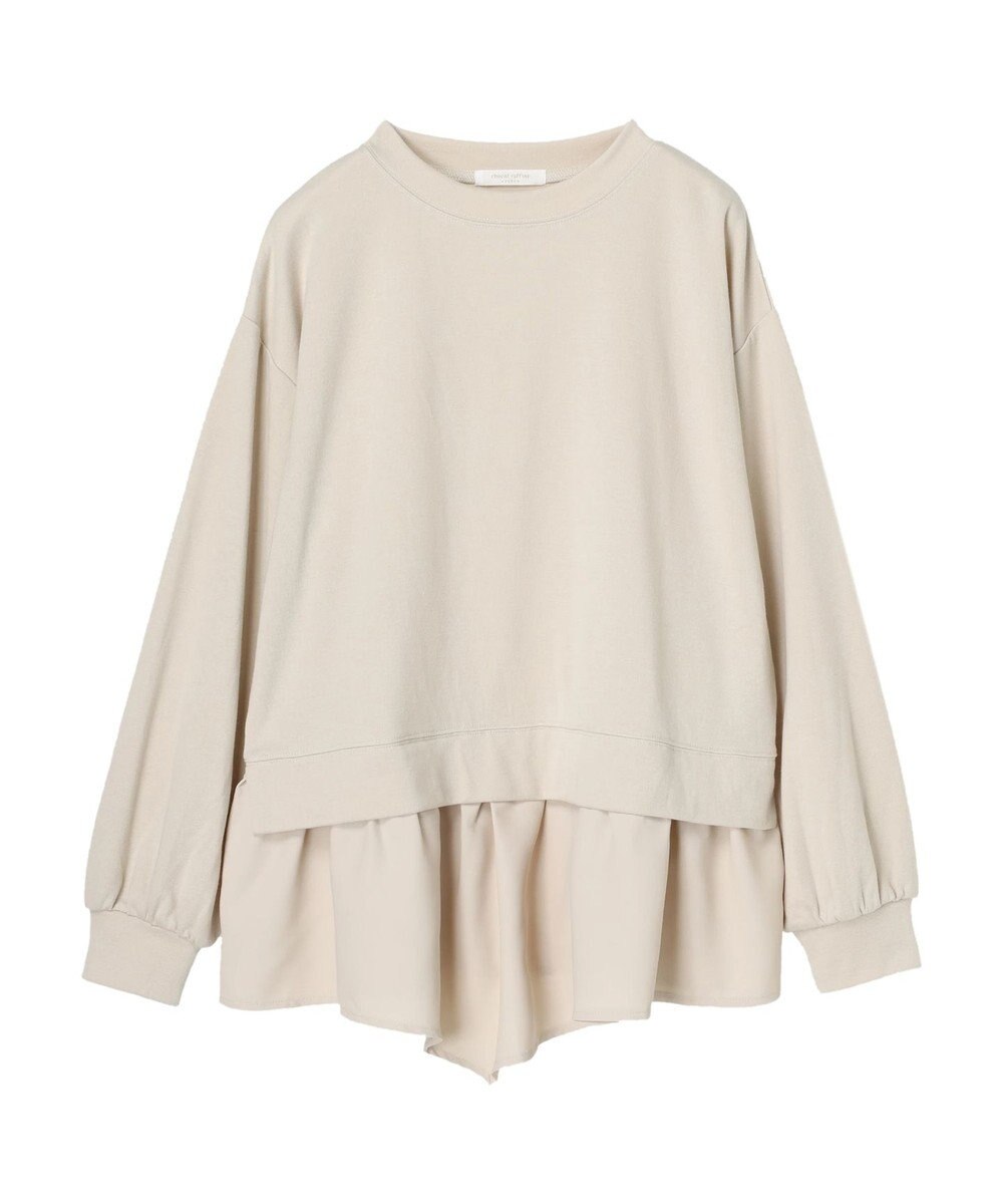 Green Parks アシンメトリードッキングプルオーバー Light Beige