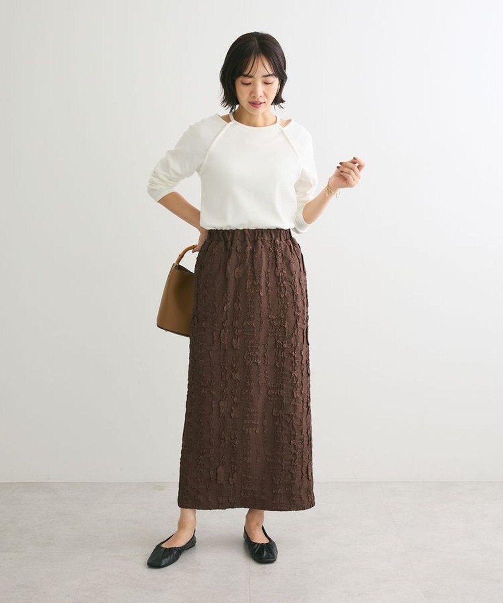 Green Parks ・ＳＵＧＡＲ　ＳＰＯＯＮジャカードチェックナロースカート 