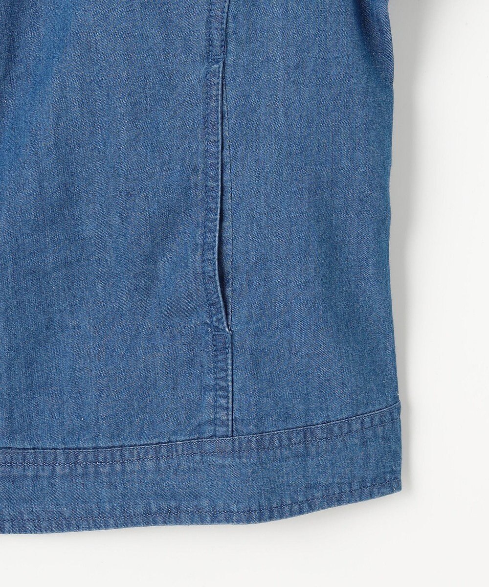 組曲 KIDS 【150-160㎝】 フラワーボタンデニムジャケット 