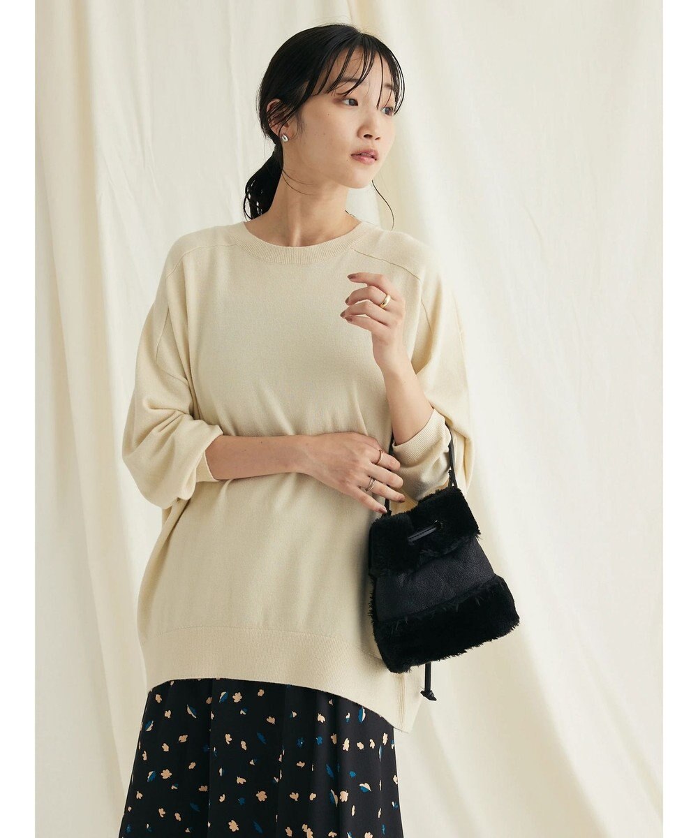 CRAFT STANDARD BOUTIQUE とてもちクルーネックニットプルオーバー 