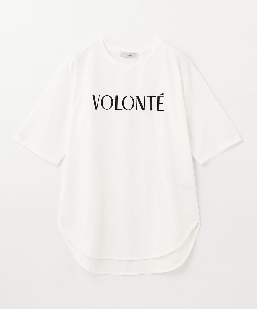 ANY L 【洗える】フロッキーロゴ Tシャツ 