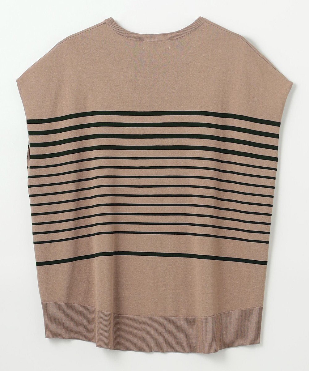 ANY L 【洗濯機可/接触冷感/UVカット/アンチピリング】フレンチスリーブニットプルオーバー 