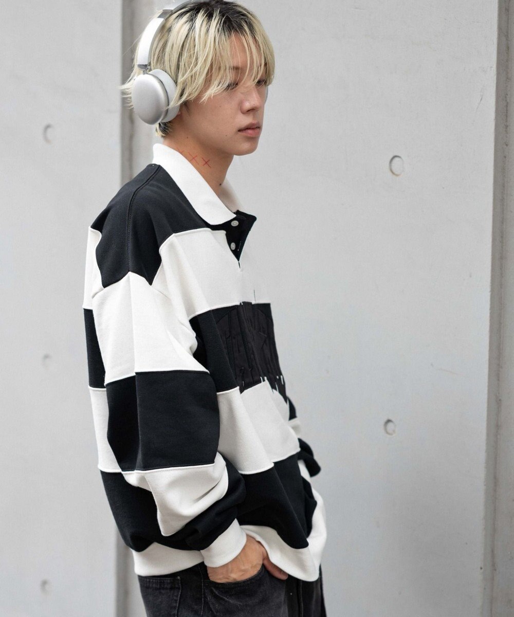 WEGO 【ユニセックス着用ITEM】カレッジロゴラガースウェット 