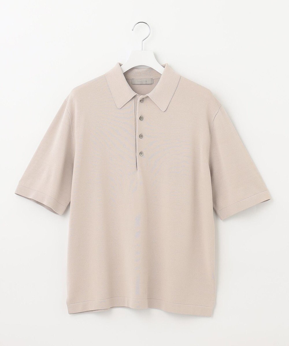 UNFILO MENS 【接触冷感】イージーケア ニットポロ [23年春夏商品] 