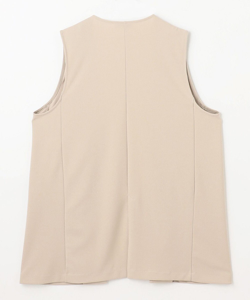 ANY 【洗濯機可】カットジョーゼットジレ 