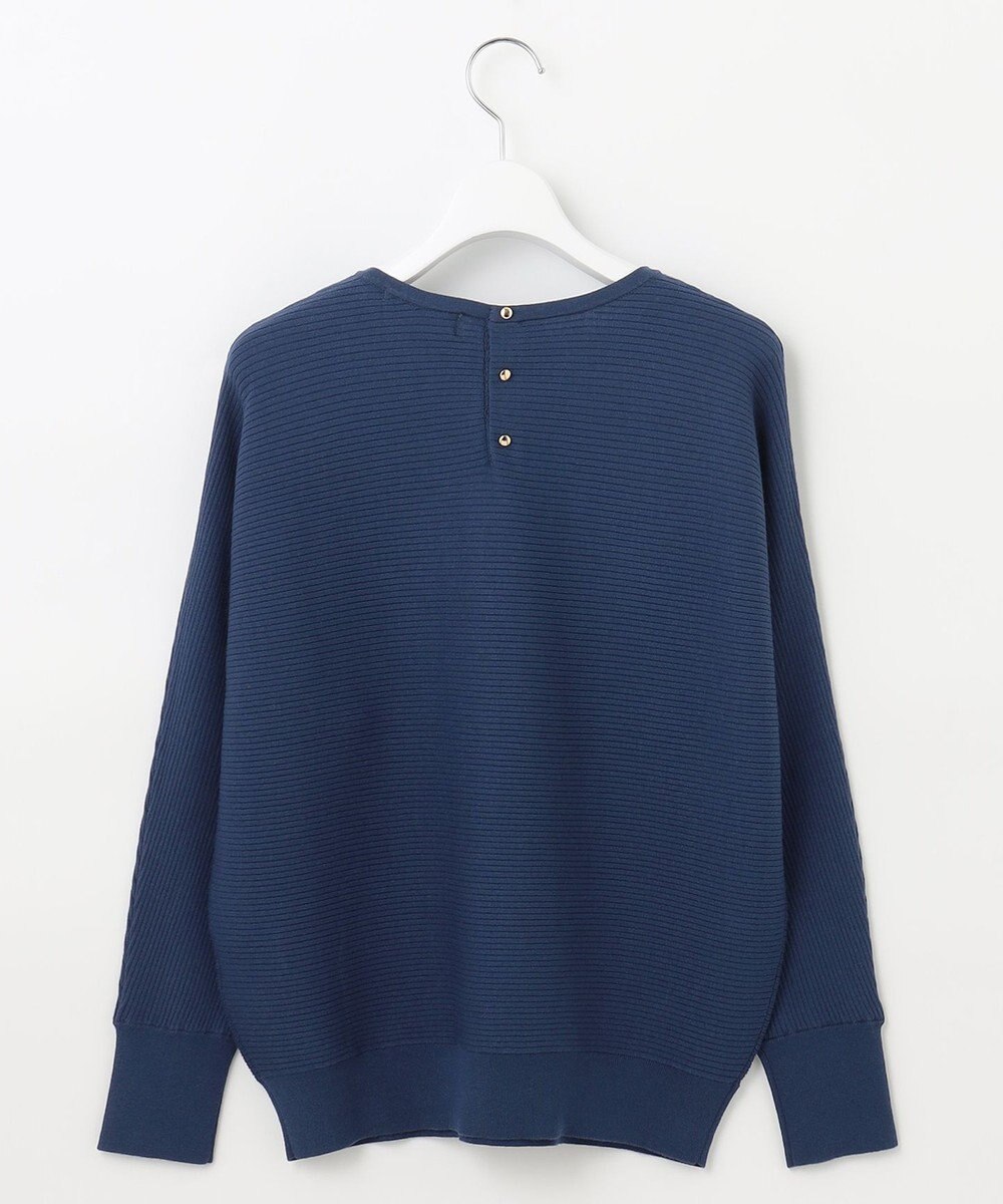 J.PRESS LADIES 【洗える】VIS/PE RIB ドルマンスリーブ ニット 