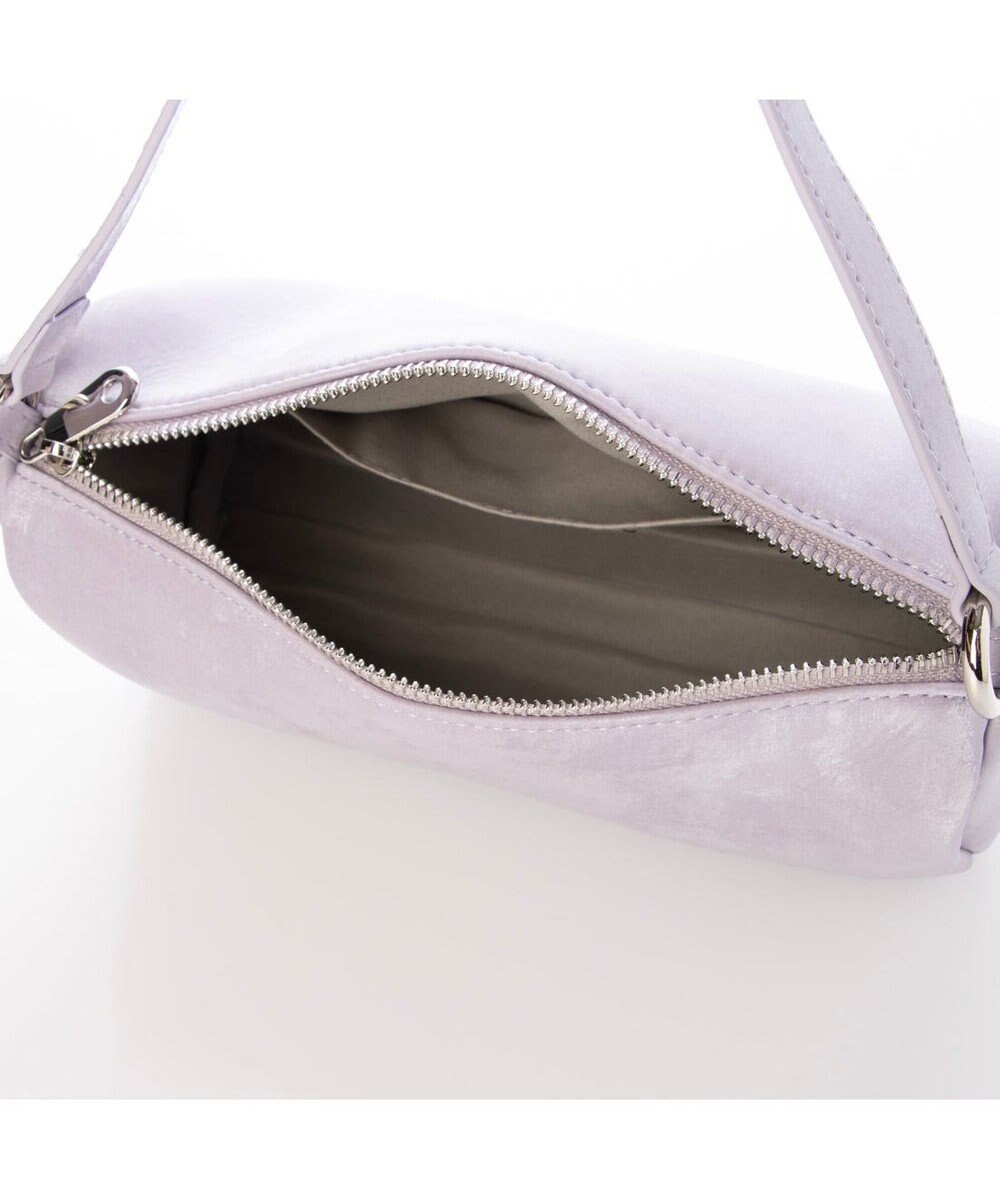 UNBILLION カシュカシュ cachecache / シルクサテン風合皮筒形ショルダー 