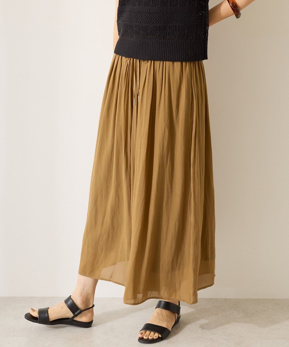 AMERICAN HOLIC 【選べる丈】接触冷感シフォンスカーチョ 