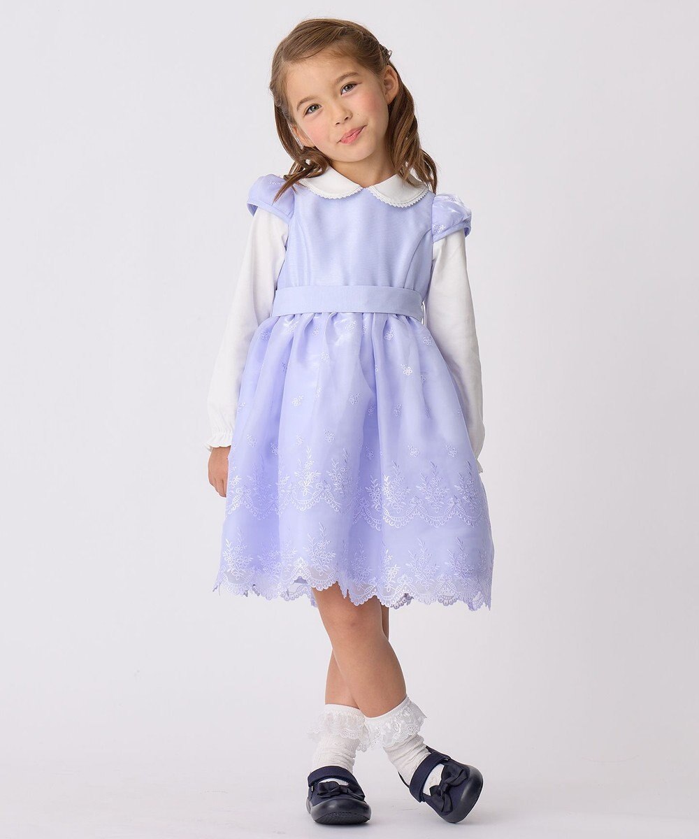 ANY KIDS バックサテンシャンタン ドレス 