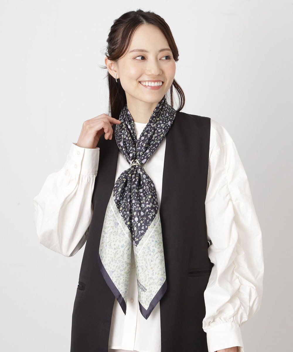 MOONBAT Luna Luce(ルナルーチェ)スカーフリング パール調 3Ring お手持ちのスカーフを通すだけ ギフト 