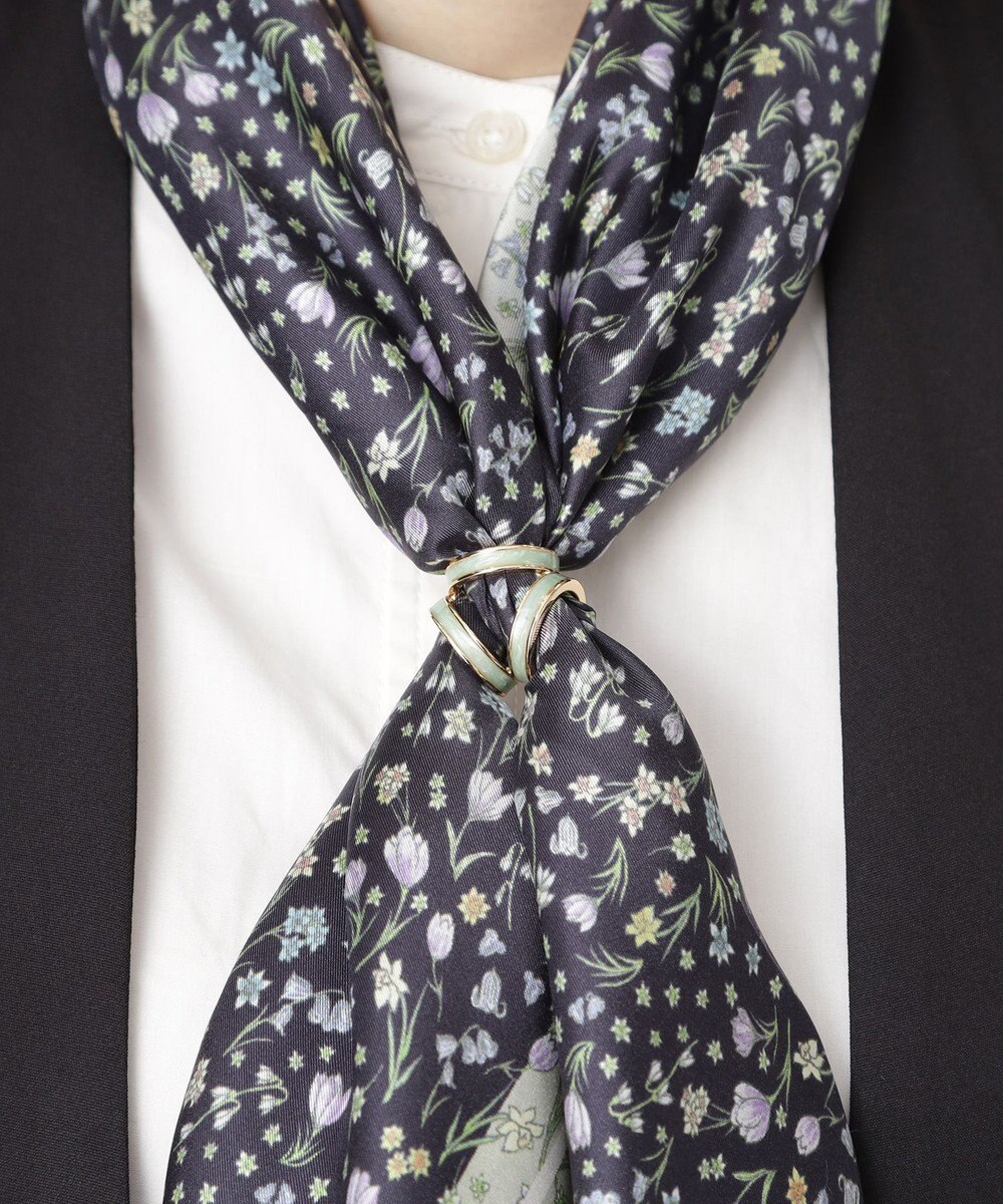 MOONBAT Luna Luce(ルナルーチェ)スカーフリング パール調 3Ring お手持ちのスカーフを通すだけ ギフト 