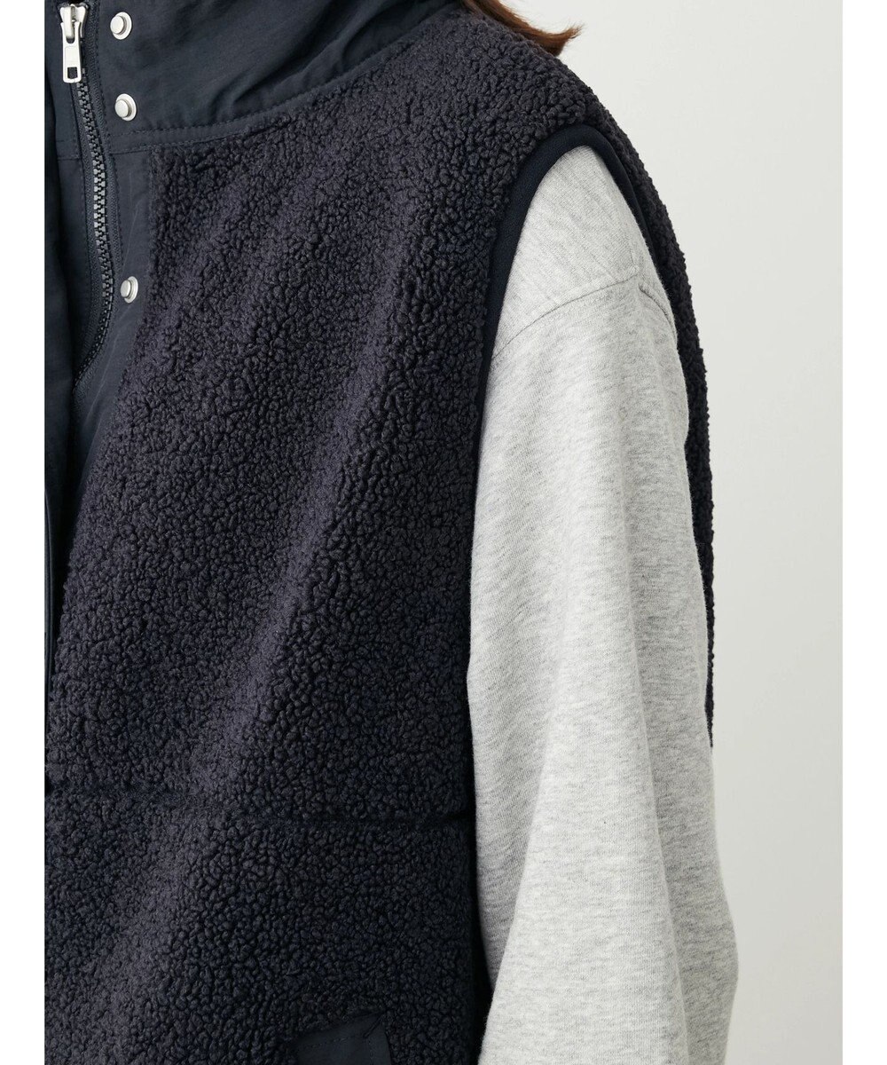 Green Parks ボアミドル丈ベスト 