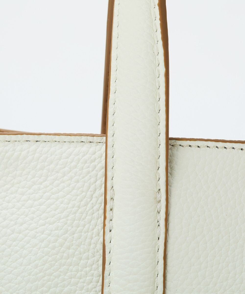 TOPKAPI 【Breath TOPKAPI】DUAL デュアル シュリンクレザー バイカラー トートバッグ チャーム付き 