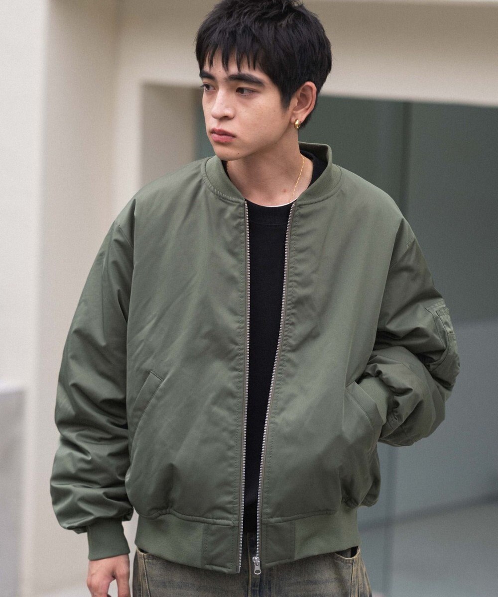 WEGO 【ユニセックス着用ITEM】2WAYフードパファーMA－1 