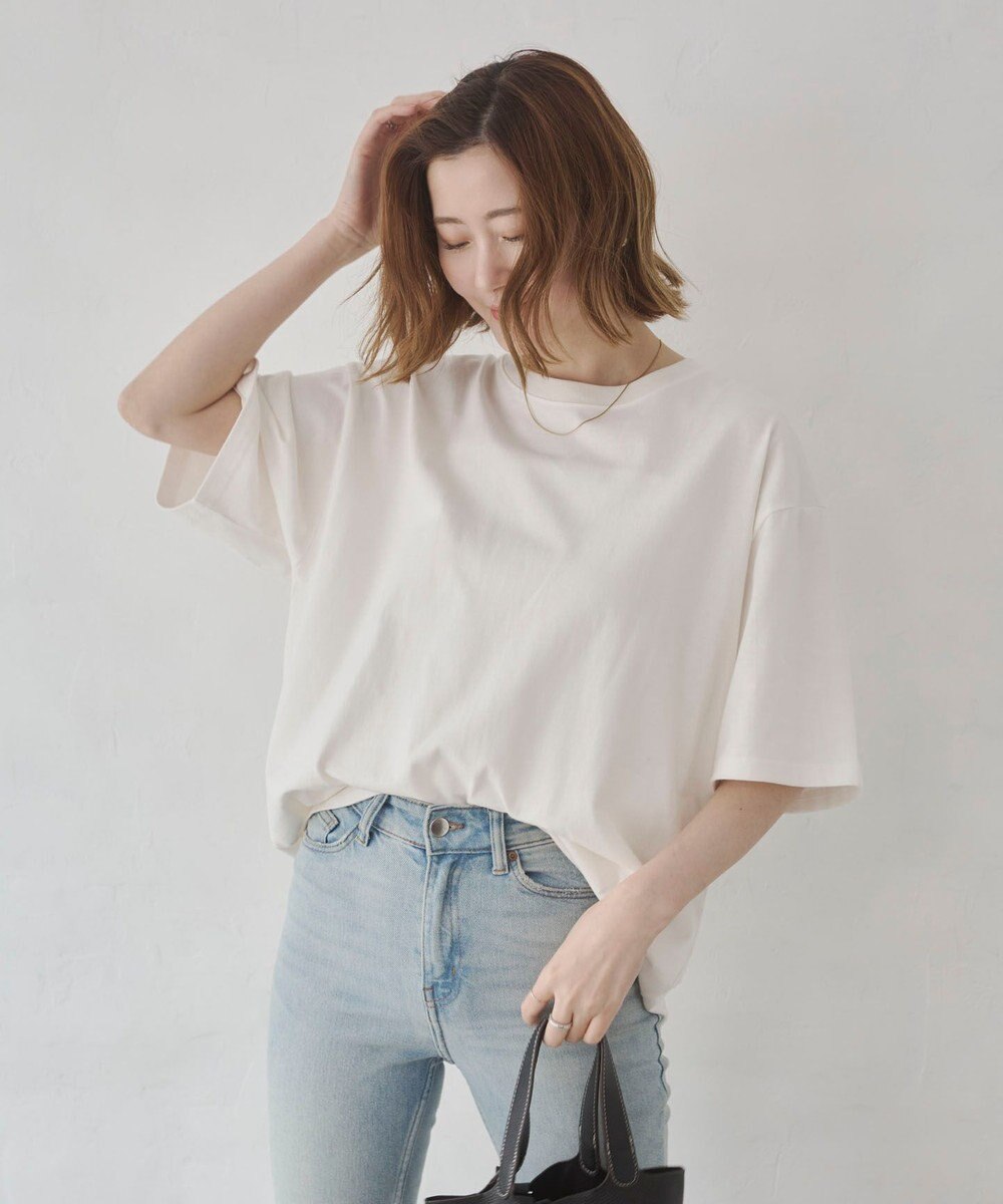 WEGO 【ユニセックス着用ITEM/SMLサイズ展開】コットンクルーネックT（SS） 