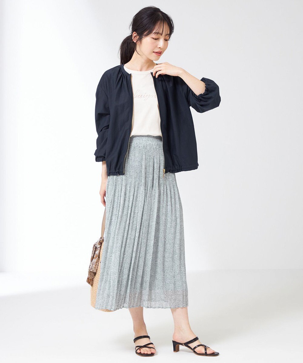 ANY SIS 【洗える】シアーライト ブルゾン 