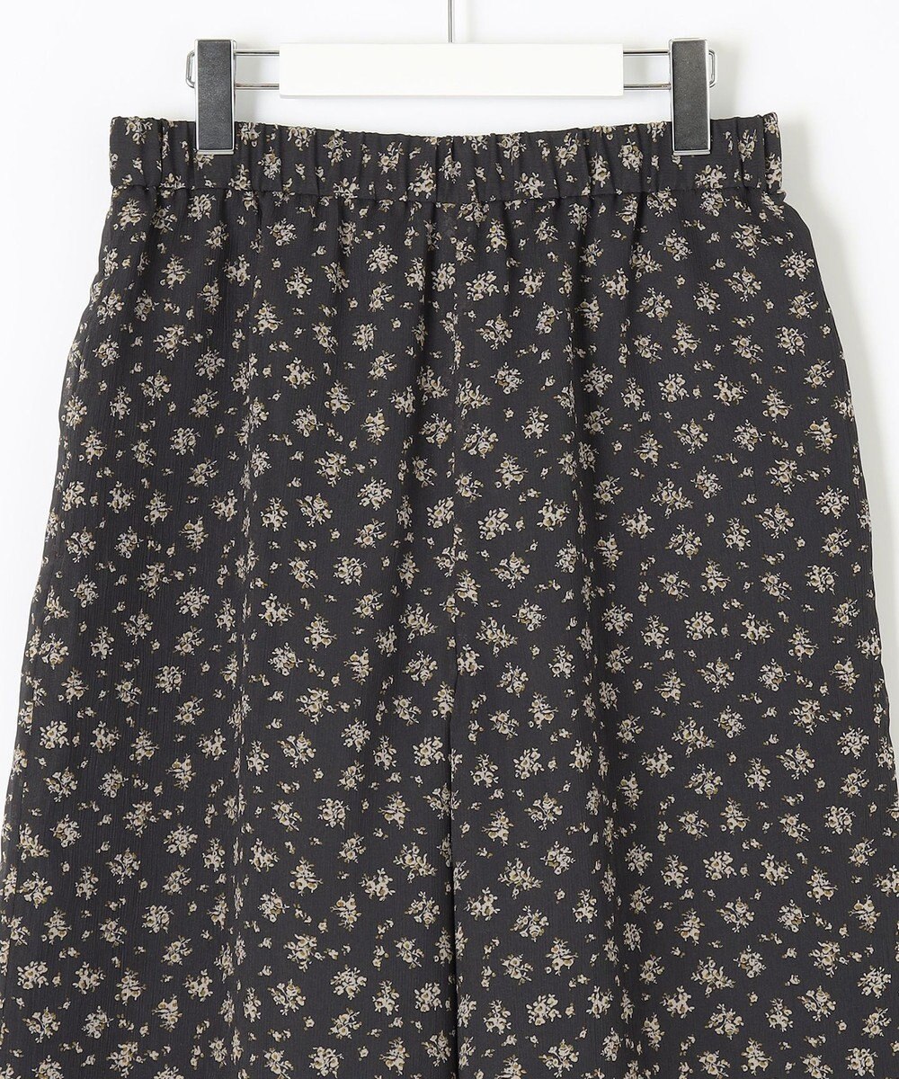 J.PRESS LADIES 【洗える】楊柳フラワープリント キュロット パンツ 