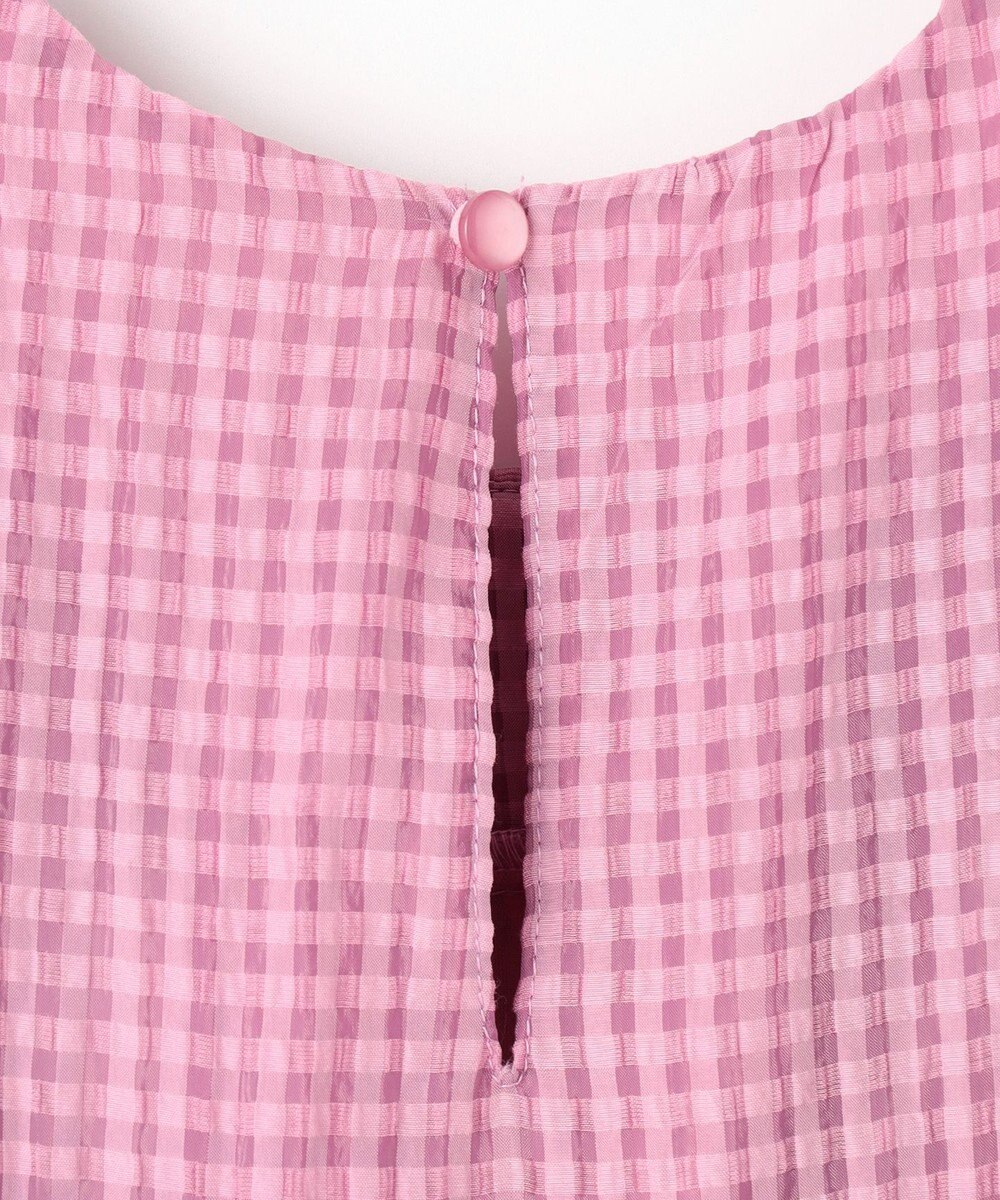 組曲 KIDS 【110-140㎝】ギンガムサッカー ワンピース 