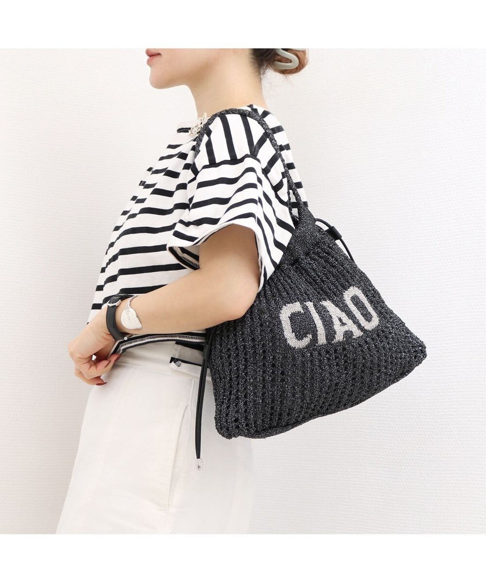 UNBILLION カシュカシュ cachecache / メッセージラメニット2wayバッグ 