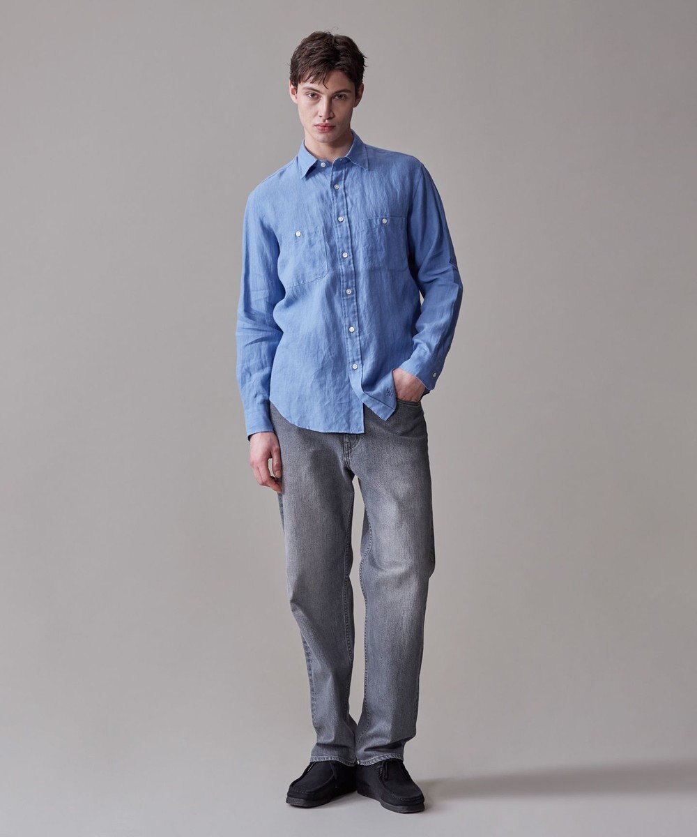 J.PRESS MEN インディゴストレッチデニム パンツ 