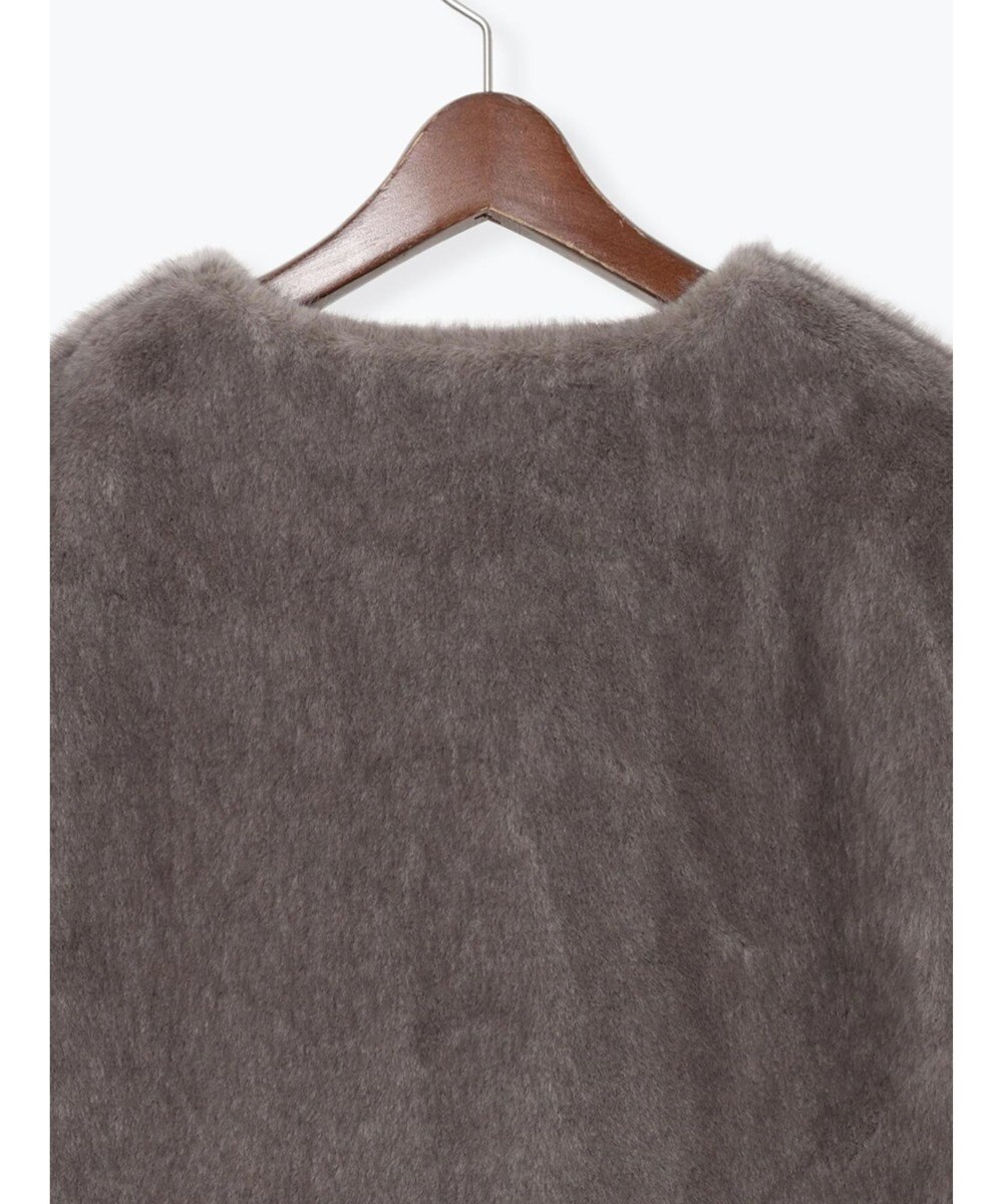 Te chichi グラデーションファーノーカラージャケット《2025winter catalog item》 