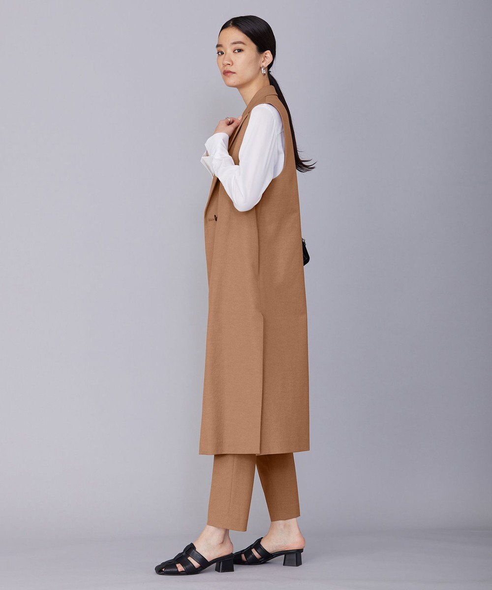 ICB 【セットアップ対応・洗える】 LooseWeave ロングジレ 