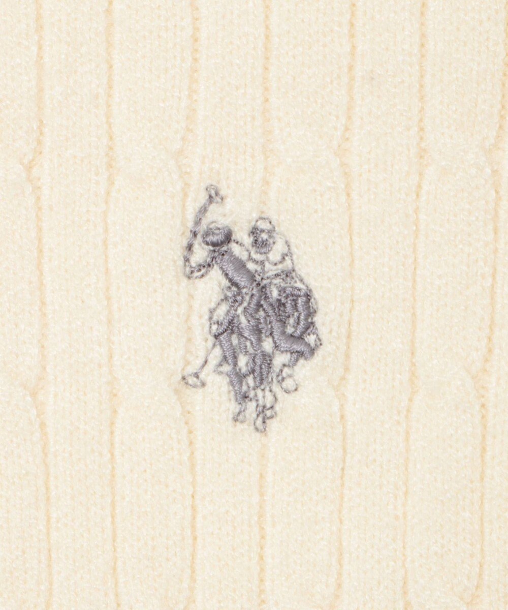 WEGO 【WEB限定/25年秋冬新作】別注USPOLOヘンリーネックニットPO 