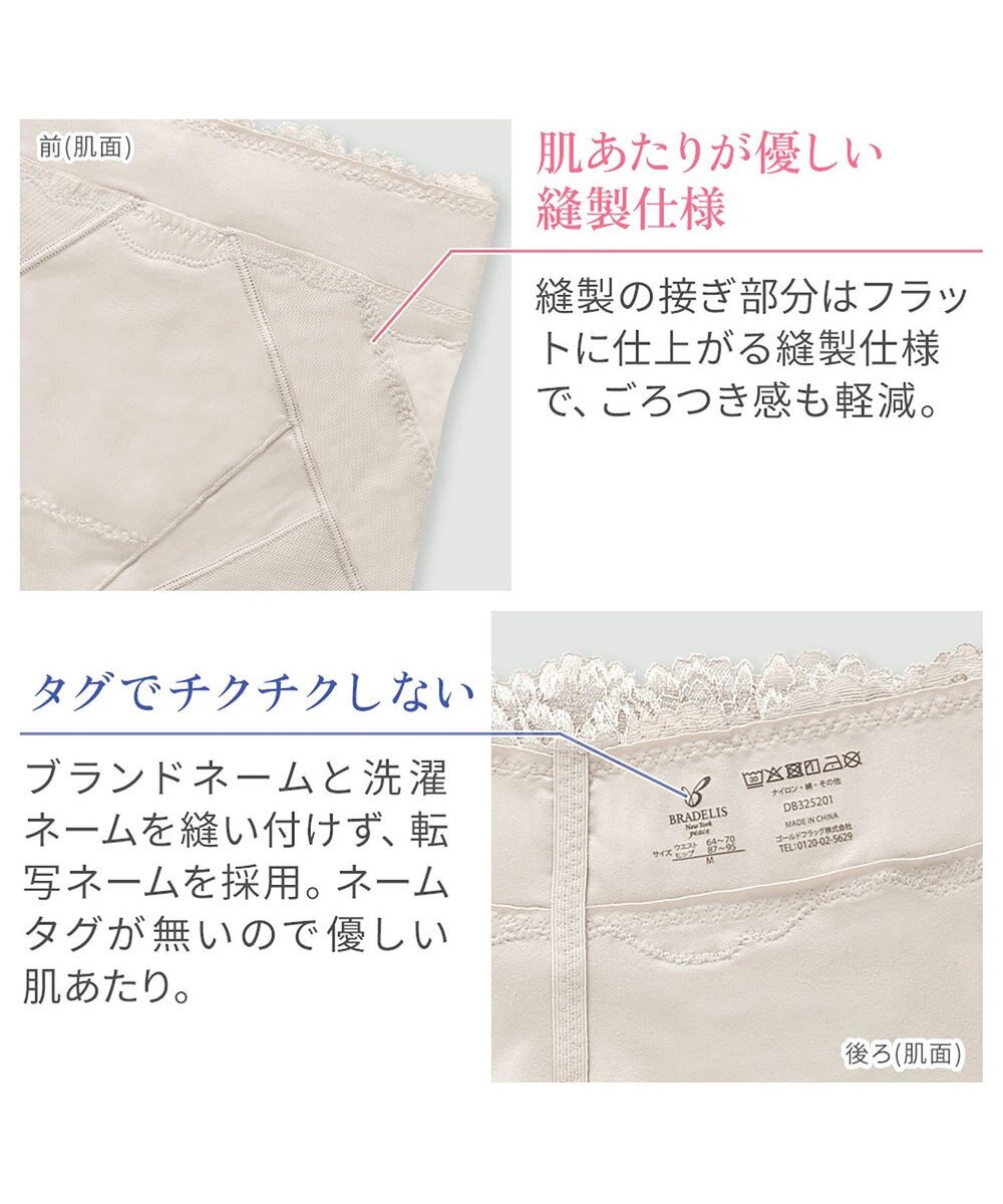 BRADELIS New York 【BRADELIS NewYork peace】おしりPラインヒップラップロングショーツ25 ブラデリス 