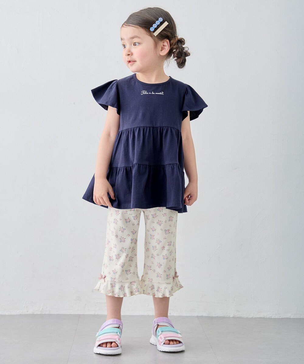 ANY KIDS 【綿100%/接触冷感】ひんやり ティアードチュニック 