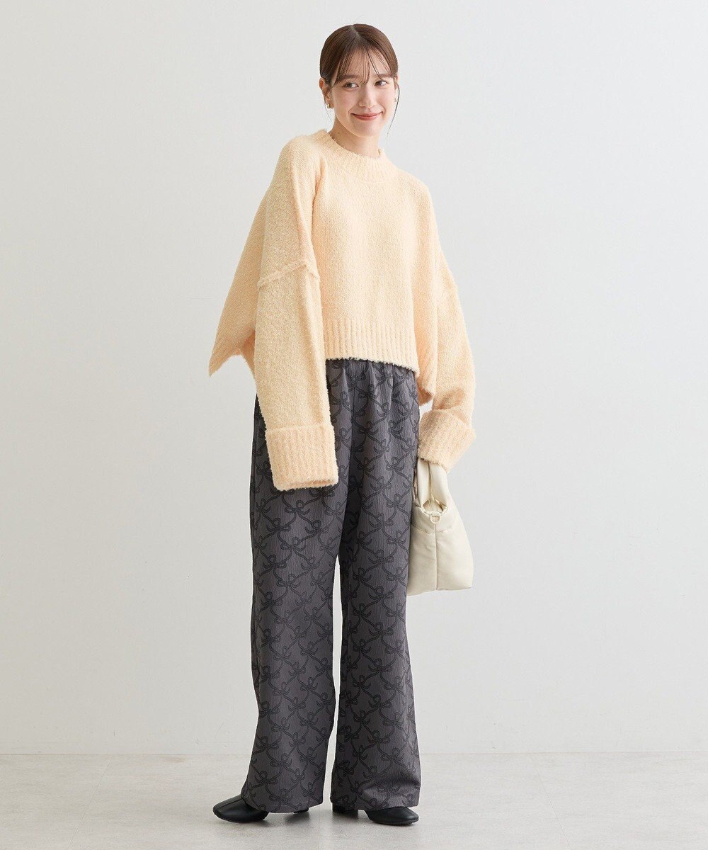 Green Parks ・Ｐｅｔｉｔ　Ｆｌｅｕｒ　ブークレワイドニット 