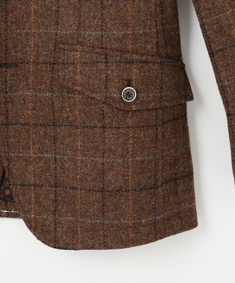 JOSEPH ABBOUD 【ツィード/UKファブリック】 ツイード　ウィンドーベン ジャケット 
