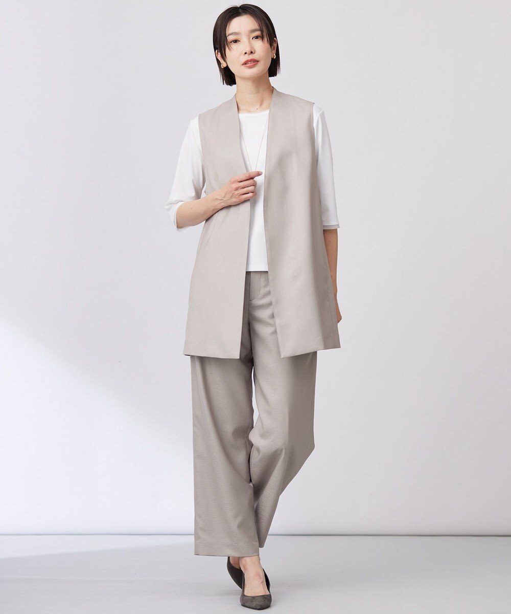 J.PRESS LADIES L 【WEB限定カラーあり・洗える】スムースジャージー カットソー 